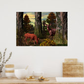 Waldkalm Poster (Küche)