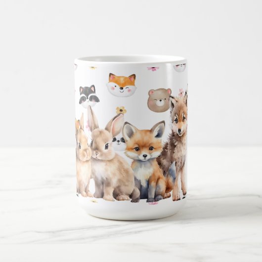 Waldkaninchen Fuchs Wolf Kaffeetasse (Mittel)
