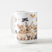 Waldkaninchen Fuchs Wolf Kaffeetasse (Vorderseite Links)