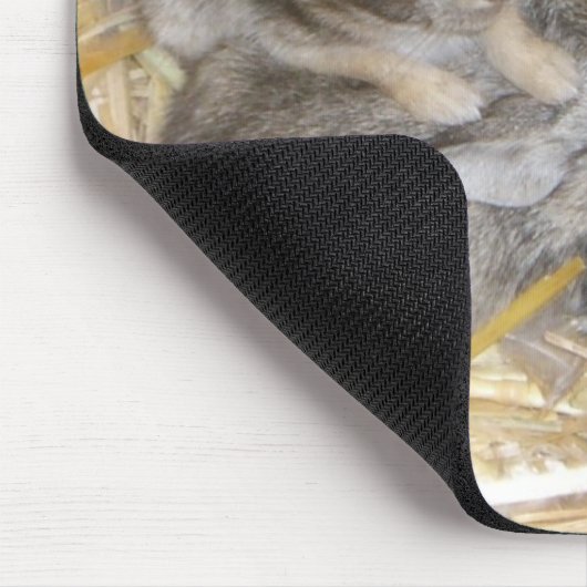 Waldkaninchen-Häschen Mousepad (Ecke)