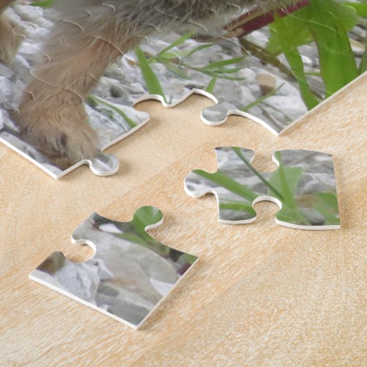 Waldkaninchen-Kaninchen Puzzle (Seite)