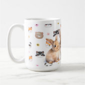 Waldkaninchen Reh Kaffeetasse (Links)