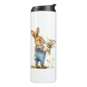 Waldkaninchen Reisebusch - Waldlandwärme Thermosbecher (Nach links gedreht)
