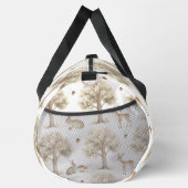 Waldkaninchen- und Hirschmuster Duffle Bag (Rechts)