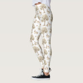 Waldkaninchen und Hirschmuster Leggings (Links)