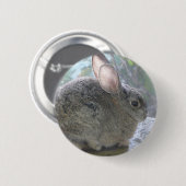 Waldkaninchenkaninchen Button (Vorne & Hinten)