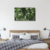 Waldkanopie 01 leinwanddruck (Insitu (Schlafzimmer))