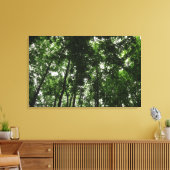 Waldkanopie 01 leinwanddruck (Insitu (Wohnzimmer))