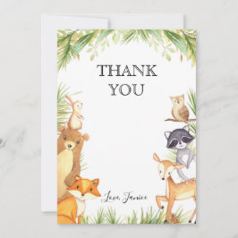 Waldkarte Dankeskarte