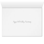 Waldkarte zum 55. Emerald Wedding Jubiläum (Innenansicht Horizontal (Unten))