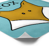 Waldkästen - die besten Waldfreunde - Fox Poster (Ecke)