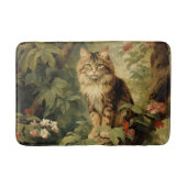 Waldkatze in üppigen Foliage Badematte (Vorderseite)