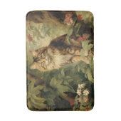 Waldkatze in üppigen Foliage Badematte (Vorderseite Vertikal)