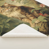 Waldkatze in üppigen Foliage Sherpadecke (3/4)