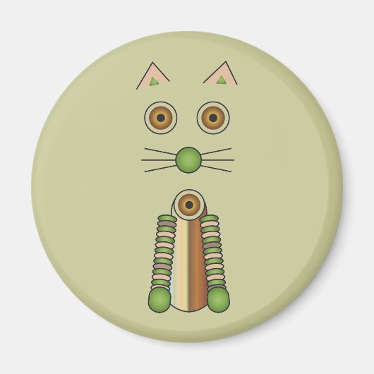 Waldkatze Magnet (Vorne)