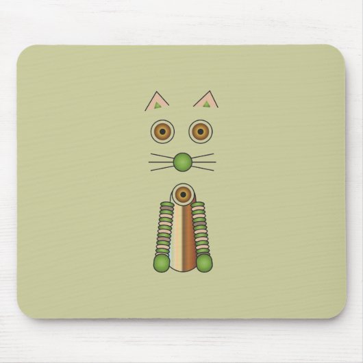 Waldkatze Mousepad (Vorne)