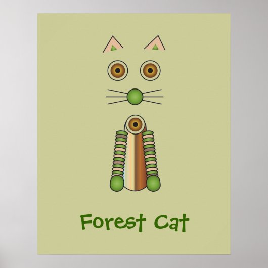 Waldkatze Poster (Vorne)