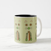 Waldkatze Zweifarbige Tasse (VorderseiteRechts)