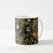 Waldkatzenmuster Kaffeetasse (VorderseiteRechts)