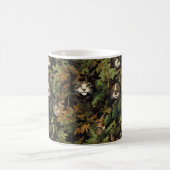 Waldkatzenmuster Kaffeetasse (Mittel)