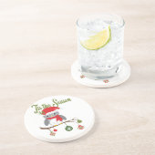 Waldkauz Untersetzer (Seite)