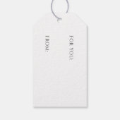 Waldkauz Winter Weihnachten Geschenkanhänger (Rückseite)