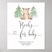 Waldkiefernbär Bücher für das Baby Poster (Vorne)