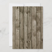 Waldkiefernbär Foto Geburtsankündigung Ankündigung (Rückseite)