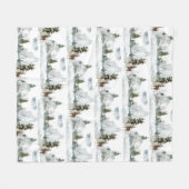 Waldkiefernwald Reindeer Stag & Doe Fleece Bl (Vorderseite (Horizontal))