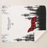 Waldkiefernwald Wolf Familienname Sherpadecke (Vorderseite (Horizontal))