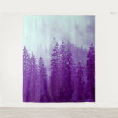 Waldkiefernwälder Mural | Mauer Wandteppich (Vorderseite)