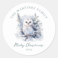 Waldkiefernwälder Owl Frohe Weihnachten