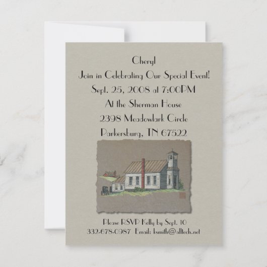 Waldkirche Einladung (Rückseite)