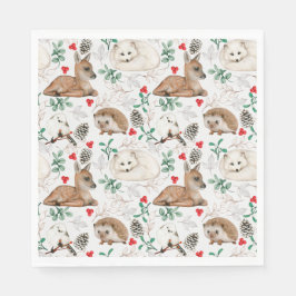 Waldkliniken, Winterschnee zum Thema Serviette