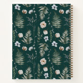 Waldkochbuch Blätter Botanische Pflanzenrezepte Notizblock (Rückseite)