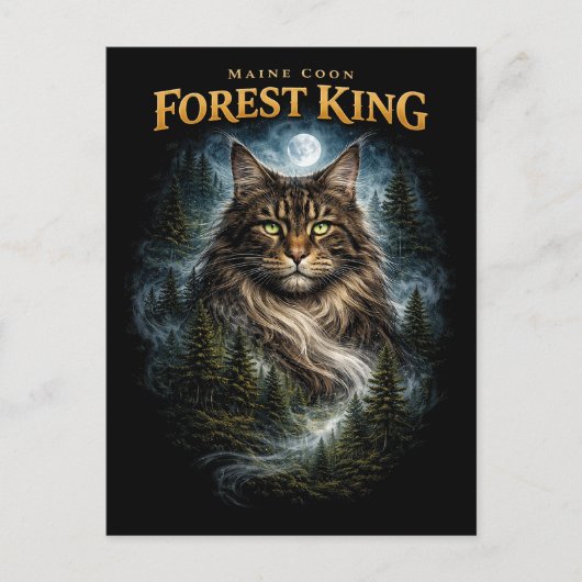 Waldkönig Postkarte (Vorderseite)