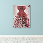 Waldkorsett Leinwanddruck (Insitu (Holzboden))