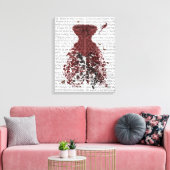 Waldkorsett Leinwanddruck (Insitu (Wohnzimmer))