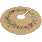 Waldkranzdesign - Weihnachtsbaumrock Polyester Weihnachtsbaumdecke (Schrägansicht)
