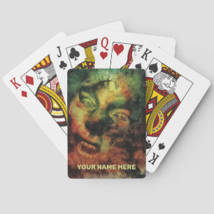 Waldkreatur. Anpassbarer Text Spielkarten