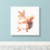 Waldkreaturen Eichhörnchen Leinwanddruck (Insitu (Holzboden))