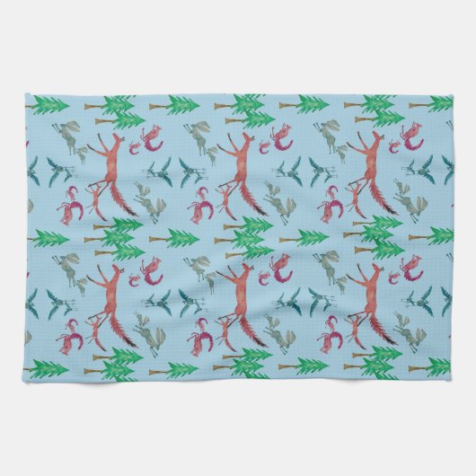 Waldkreaturen Handtuch (Horizontal)