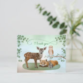 Waldkreaturen im Wald flattern auf deiner Karte (Stehend Vorderseite)