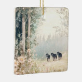 Waldkreaturen Keramikornament (Rechts)