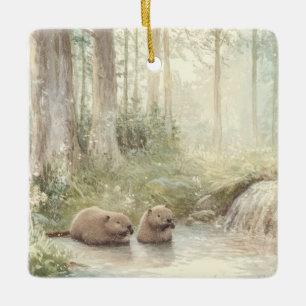 Waldkreaturen Keramikornament