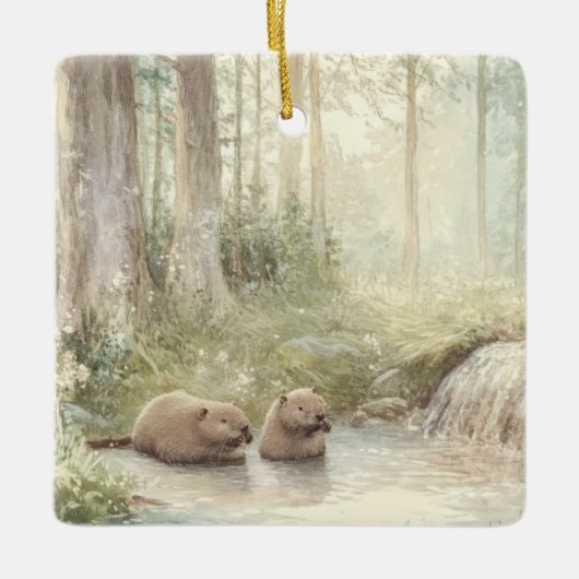 Waldkreaturen Keramikornament (Vorderseite)