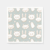 Waldkreaturen mit blütendem Charakter | Serviette (Vorderseite)