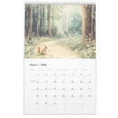 Waldkreaturen: Naturkunst Kalender (Mär 2026)