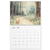 Waldkreaturen: Naturkunst Kalender (Mär 2027)