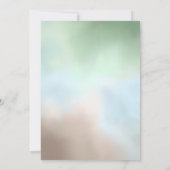 Waldkreaturen von Wäldern Einladung zur Kinderdusc (Rückseite)